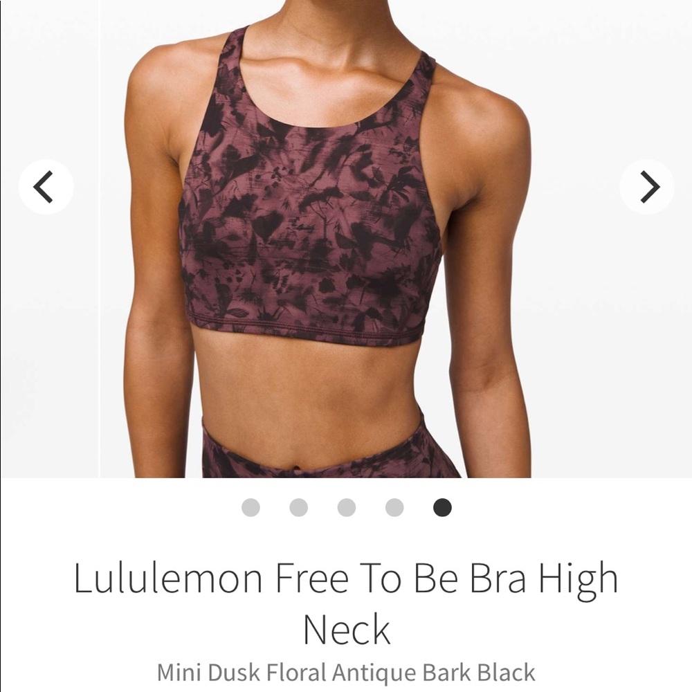 Lululemon Free to Be High Neck Bra size 6